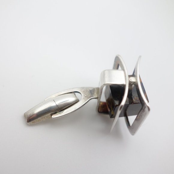 Sno of Sweden 925 Silver Cuff Links - Picture 13 of 16